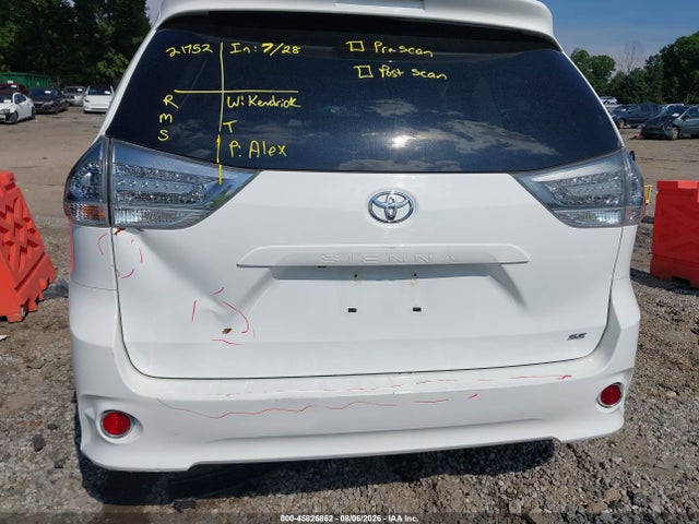 45826862 :رقم المزاد ، 5TDXK3DC5ES437169 vin ، 2014 Toyota Sienna Se 8 Passenger مزاد بيع