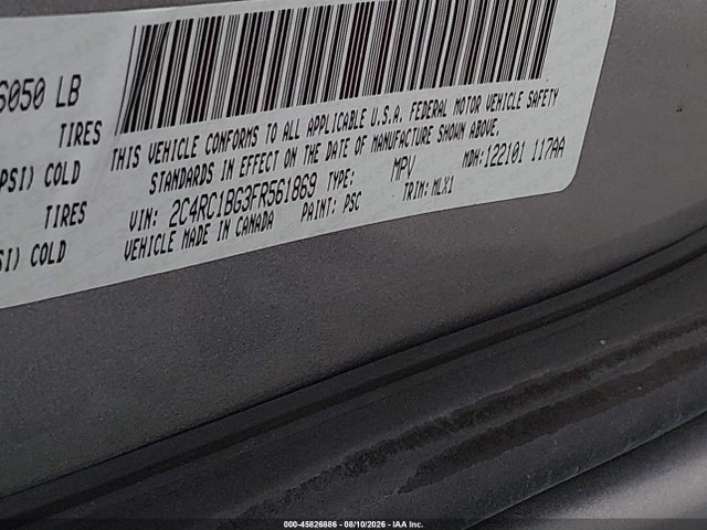 2C4RC1BG3FR561869 Chrysler Town &amp; Country Touring