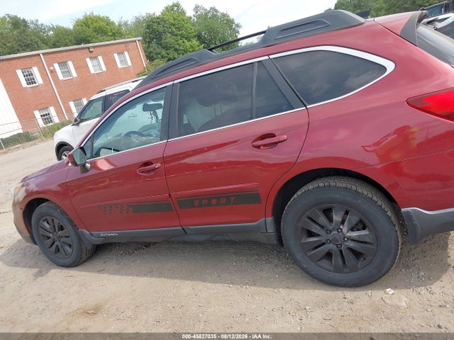 2016 Subaru Outback 2.5i Premium მანქანა იყიდება აუქციონზე, vin: 4S4BSACC9G3282352, აუქციონის ნომერი: 45827035