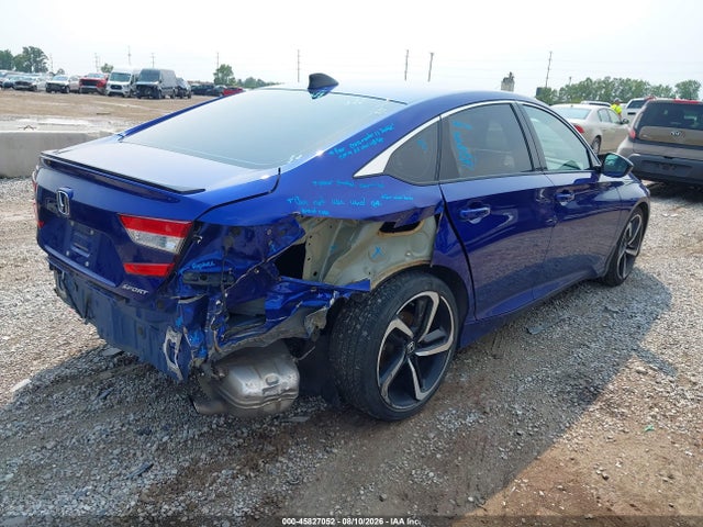 2021 Honda Accord Sport მანქანა იყიდება აუქციონზე, vin: 1HGCV1F30MA109212, აუქციონის ნომერი: 45827052