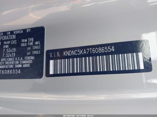 Продаж на аукціоні авто 2026 Kia Carnival Mpv Hybrid Ex, vin: KNDNC5KA7T6086554, номер лоту: 45827094
