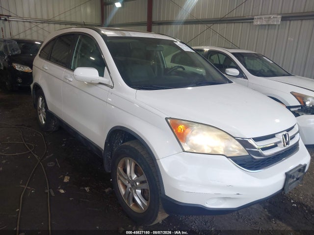 2010 Honda Cr-v Ex-l მანქანა იყიდება აუქციონზე, vin: 5J6RE3H76AL043490, აუქციონის ნომერი: 45827180