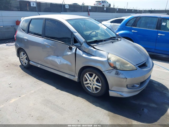 2007 Honda Fit Sport მანქანა იყიდება აუქციონზე, vin: JHMGD38647S013649, აუქციონის ნომერი: 45827185