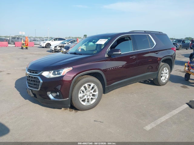 45827240 :رقم المزاد ، 1GNERHKW6MJ154697 vin ، 2021 Chevrolet Traverse Fwd Lt Leather مزاد بيع