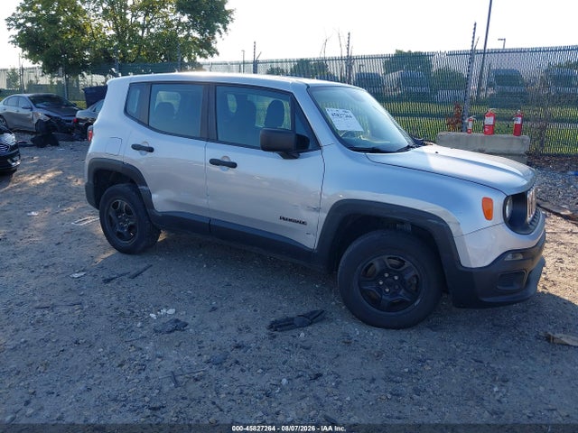 45827264 :رقم المزاد ، ZACCJBAH7JPH36911 vin ، 2018 Jeep Renegade Sport 4x4 مزاد بيع