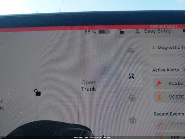 45827297 :رقم المزاد ، 7SAYGDEF5NF544282 vin ، 2022 Tesla Model Y Performance Dual Motor All-wheel Drive مزاد بيع