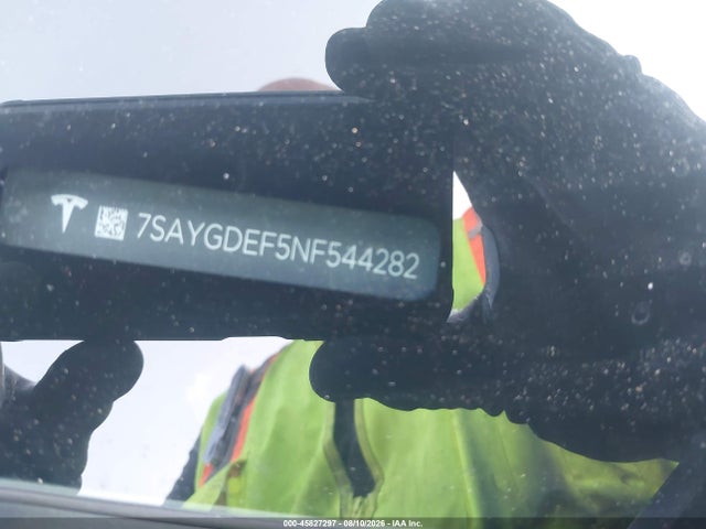 45827297 :رقم المزاد ، 7SAYGDEF5NF544282 vin ، 2022 Tesla Model Y Performance Dual Motor All-wheel Drive مزاد بيع