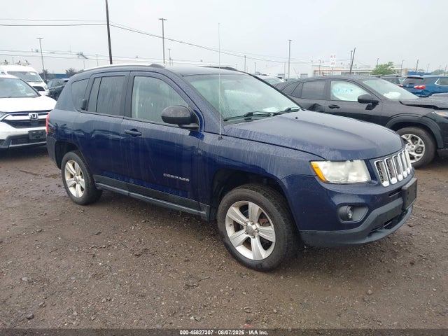 2012 Jeep Compass Latitude მანქანა იყიდება აუქციონზე, vin: 1C4NJDEB9CD588191, აუქციონის ნომერი: 45827307