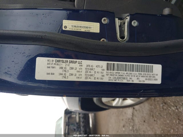 Продажа на аукционе авто 2012 Jeep Compass Latitude, vin: 1C4NJDEB9CD588191, номер лота: 45827307