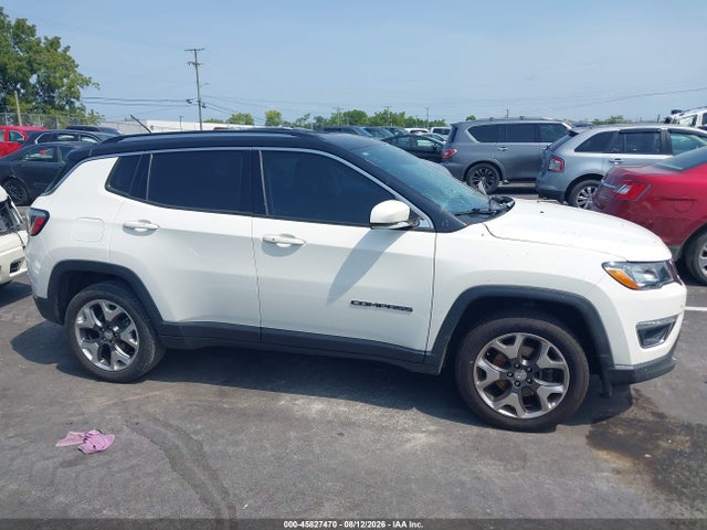 Продажа на аукционе авто 2018 Jeep Compass Limited 4x4, vin: 3C4NJDCB1JT266378, номер лота: 45827470