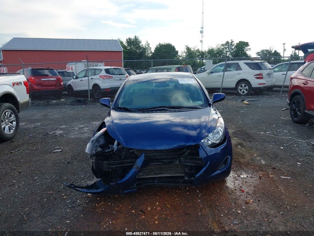 2013 Hyundai Elantra Gls მანქანა იყიდება აუქციონზე, vin: KMHDH4AE4DU492005, აუქციონის ნომერი: 45827471