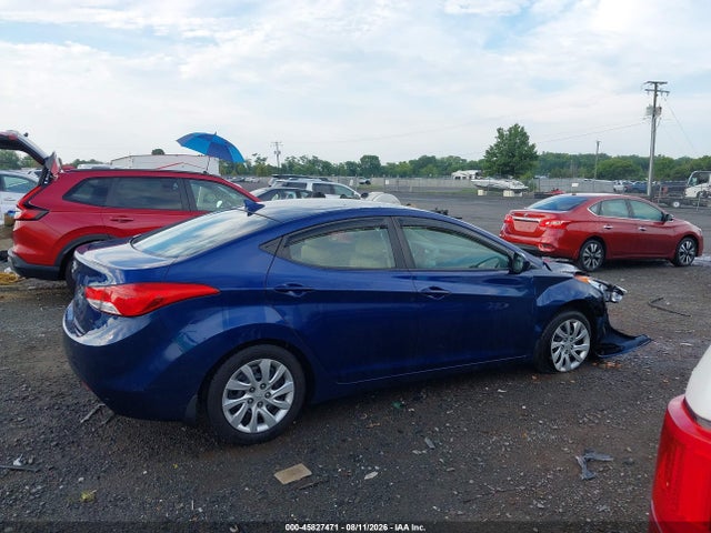 2013 Hyundai Elantra Gls მანქანა იყიდება აუქციონზე, vin: KMHDH4AE4DU492005, აუქციონის ნომერი: 45827471