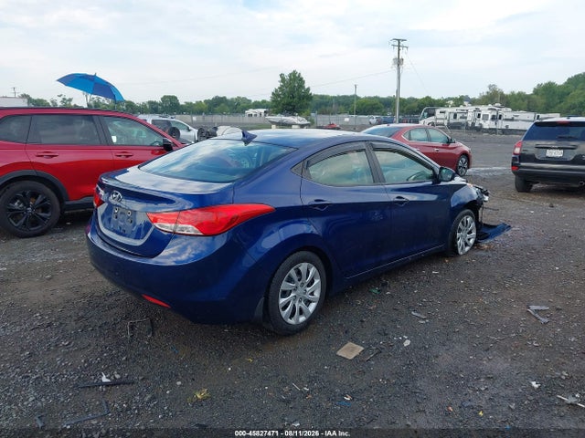 2013 Hyundai Elantra Gls მანქანა იყიდება აუქციონზე, vin: KMHDH4AE4DU492005, აუქციონის ნომერი: 45827471