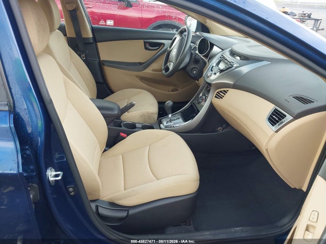 2013 Hyundai Elantra Gls მანქანა იყიდება აუქციონზე, vin: KMHDH4AE4DU492005, აუქციონის ნომერი: 45827471