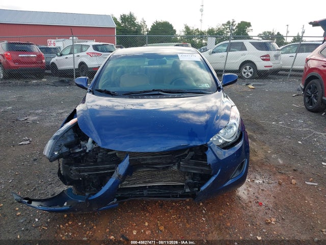 2013 Hyundai Elantra Gls მანქანა იყიდება აუქციონზე, vin: KMHDH4AE4DU492005, აუქციონის ნომერი: 45827471