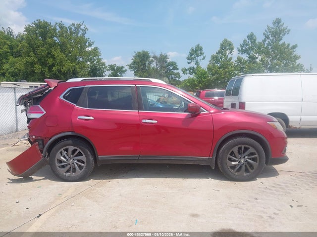 2016 Nissan Rogue Sl მანქანა იყიდება აუქციონზე, vin: KNMAT2MT4GP734184, აუქციონის ნომერი: 45827569
