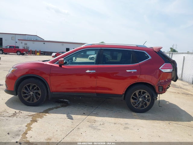 2016 Nissan Rogue Sl მანქანა იყიდება აუქციონზე, vin: KNMAT2MT4GP734184, აუქციონის ნომერი: 45827569