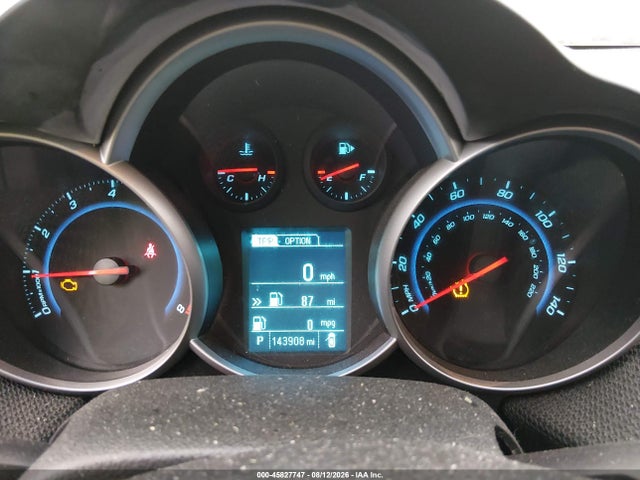 Продаж на аукціоні авто 2013 Chevrolet Cruze 1lt Auto, vin: 1G1PC5SB0D7246683, номер лоту: 45827747