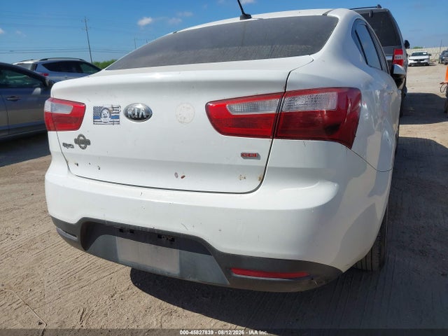 2014 Kia Rio Lx მანქანა იყიდება აუქციონზე, vin: KNADM4A38E6396024, აუქციონის ნომერი: 45827839