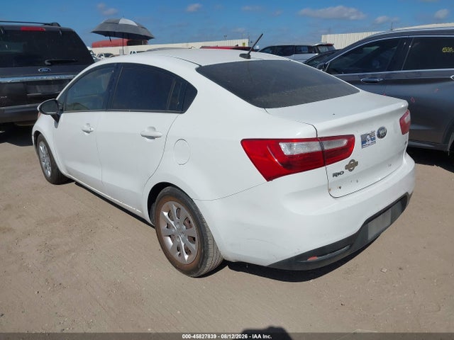 2014 Kia Rio Lx მანქანა იყიდება აუქციონზე, vin: KNADM4A38E6396024, აუქციონის ნომერი: 45827839