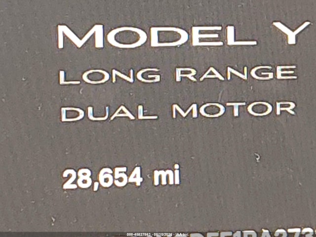 Продаж на аукціоні авто 2024 Tesla Model Y Long Range Dual Motor All-wheel Drive, vin: 7SAYGDEE1RA273263, номер лоту: 45827863