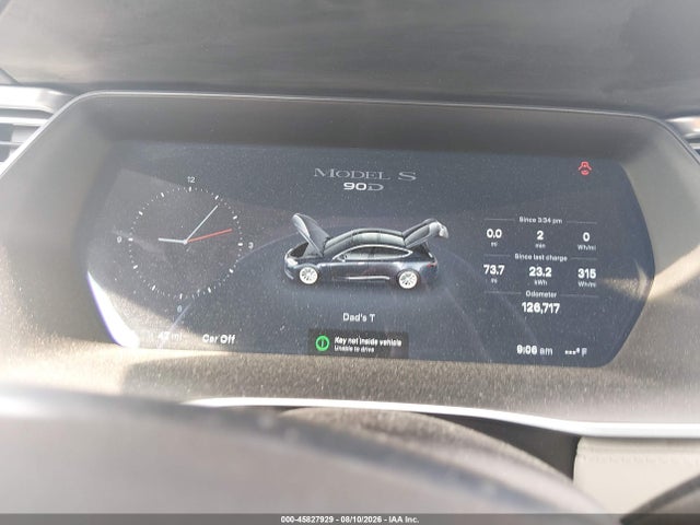 45827929 :رقم المزاد ، 5YJSA1E26GF143293 vin ، 2016 Tesla Model S مزاد بيع