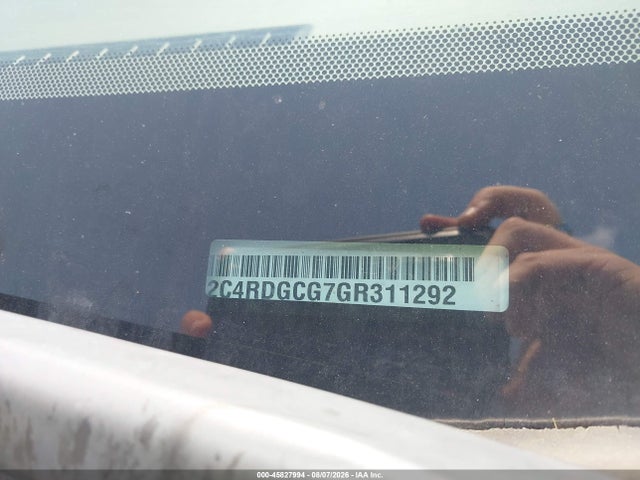 Продаж на аукціоні авто 2016 Dodge Grand Caravan Sxt, vin: 2C4RDGCG7GR311292, номер лоту: 45827994