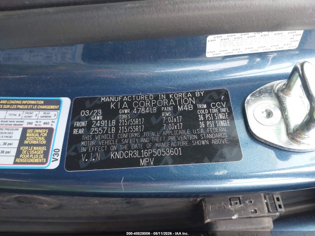 KIA Niro Ev Wind 2023 KNDCR3L16P5053601 Image 9