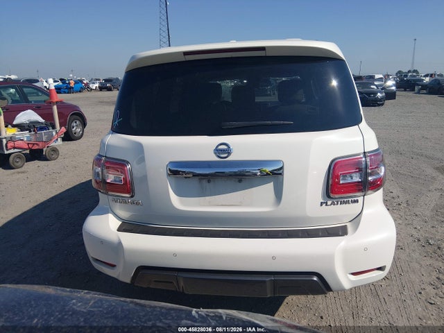 2019 Nissan Armada Platinum მანქანა იყიდება აუქციონზე, vin: JN8AY2NC2K9581306, აუქციონის ნომერი: 45828036