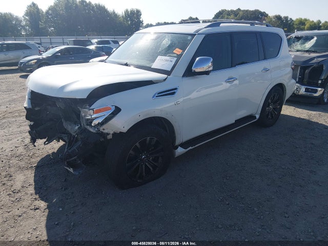 2019 Nissan Armada Platinum მანქანა იყიდება აუქციონზე, vin: JN8AY2NC2K9581306, აუქციონის ნომერი: 45828036