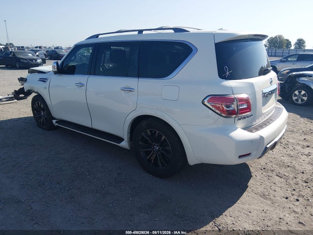 2019 Nissan Armada Platinum მანქანა იყიდება აუქციონზე, vin: JN8AY2NC2K9581306, აუქციონის ნომერი: 45828036