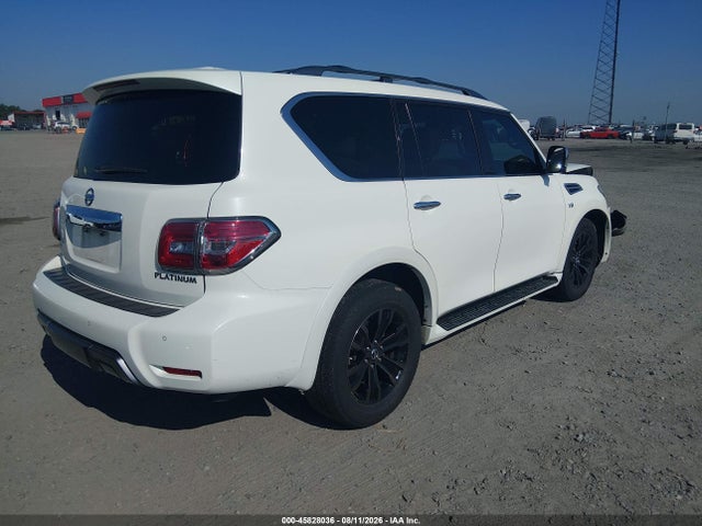 2019 Nissan Armada Platinum მანქანა იყიდება აუქციონზე, vin: JN8AY2NC2K9581306, აუქციონის ნომერი: 45828036