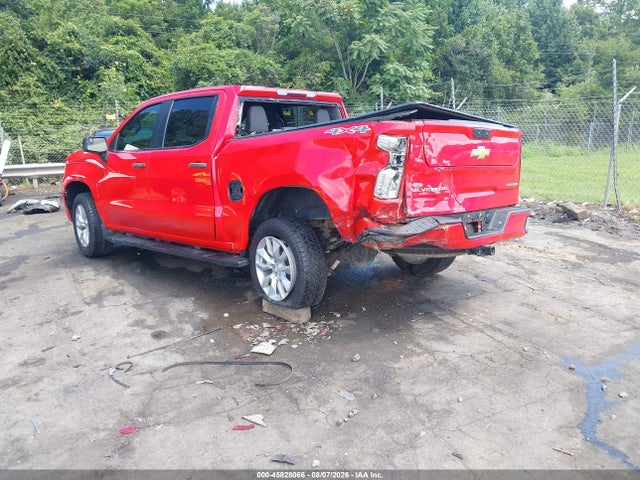45828066 :رقم المزاد ، 3GCPDBEKXNG596732 vin ، 2022 Chevrolet Silverado 1500 4wd  Short Bed Custom مزاد بيع