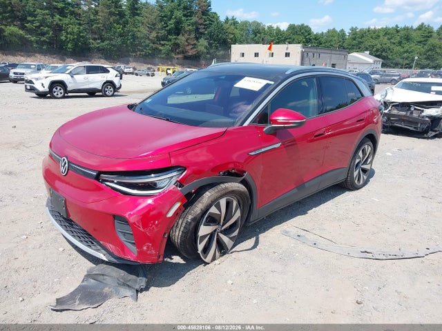 2022 Volkswagen Id.4 Awd Pro S მანქანა იყიდება აუქციონზე, vin: WVGUNPE22NP057204, აუქციონის ნომერი: 45828106