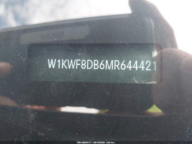 Aukcja sprzedaży 2021 Mercedes-benz C 300 Sedan, vin: W1KWF8DB6MR644421, numer aukcji: 45828117