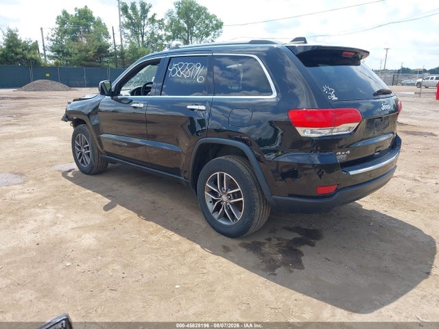 2017 Jeep Grand Cherokee Limited მანქანა იყიდება აუქციონზე, vin: 1C4RJFBG5HC701323, აუქციონის ნომერი: 45828196