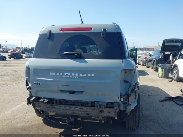 45828225 :رقم المزاد ، 3FMCR9B65MRA58437 vin ، 2021 Ford Bronco Sport Big Bend مزاد بيع