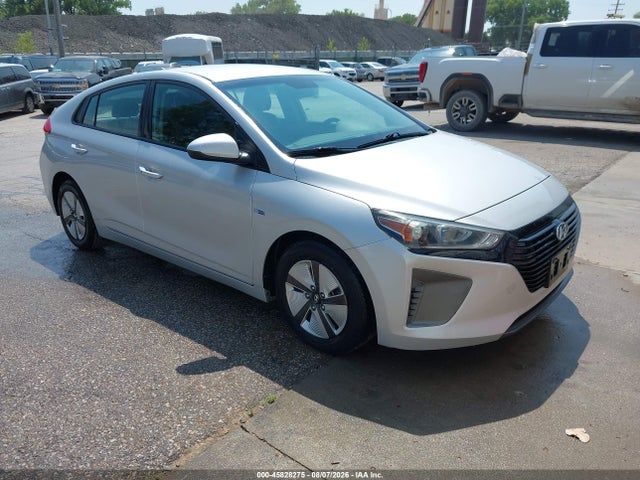 45828275 :رقم المزاد ، KMHC65LC2KU106889 vin ، 2019 Hyundai Ioniq Hybrid Blue مزاد بيع