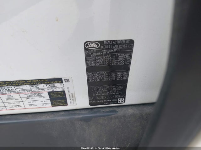 SALRJ2EX5R2490645 Land Rover Discovery P300 S