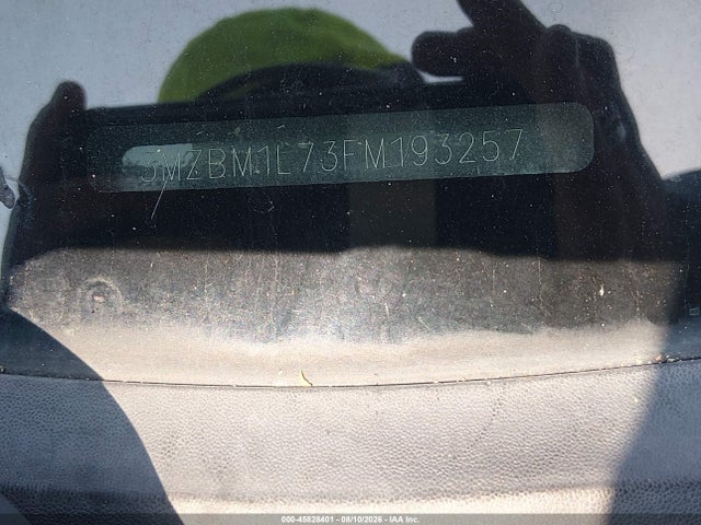 45828401 :رقم المزاد ، 3MZBM1L73FM193257 vin ، 2015 Mazda Mazda3 I Touring مزاد بيع