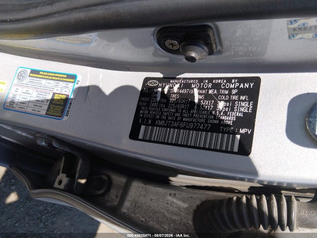 Продажа на аукционе авто 2015 Hyundai Tucson Gls, vin: KM8JT3AF6FU977477, номер лота: 45828471