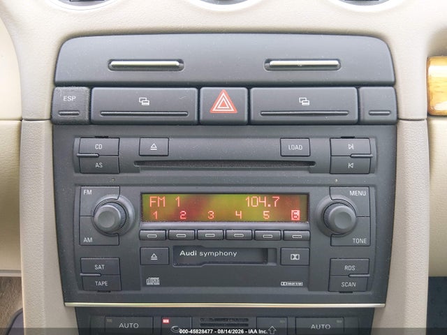 45828477 :رقم المزاد ، WAUAC48H36K011307 vin ، 2006 Audi A4 1.8t مزاد بيع