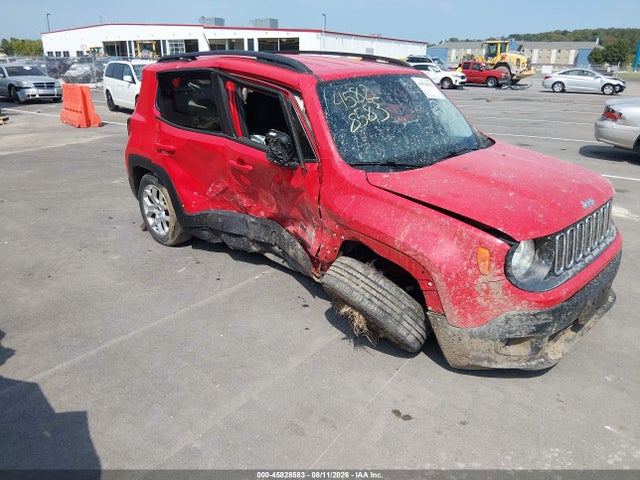 2017 Jeep Renegade Latitude მანქანა იყიდება აუქციონზე, vin: ZACCJABB5HPF80754, აუქციონის ნომერი: 45828583