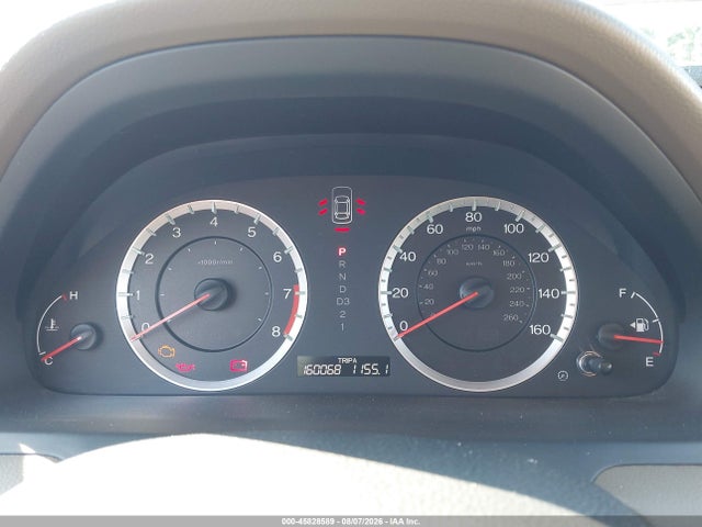 45828589 :رقم المزاد ، 5KBCP3F8XAB016282 vin ، 2010 Honda Accord 3.5 Ex-l مزاد بيع
