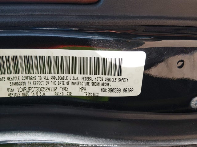 Продаж на аукціоні авто 2013 Jeep Grand Cherokee Overland, vin: 1C4RJFCT3DC524132, номер лоту: 45828629