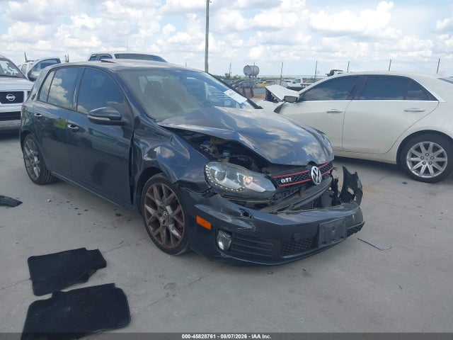 2013 Volkswagen Gti 4-door მანქანა იყიდება აუქციონზე, vin: WVWHV7AJ9DW043887, აუქციონის ნომერი: 45828761