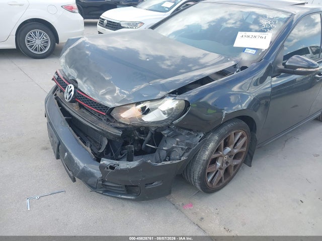 2013 Volkswagen Gti 4-door მანქანა იყიდება აუქციონზე, vin: WVWHV7AJ9DW043887, აუქციონის ნომერი: 45828761