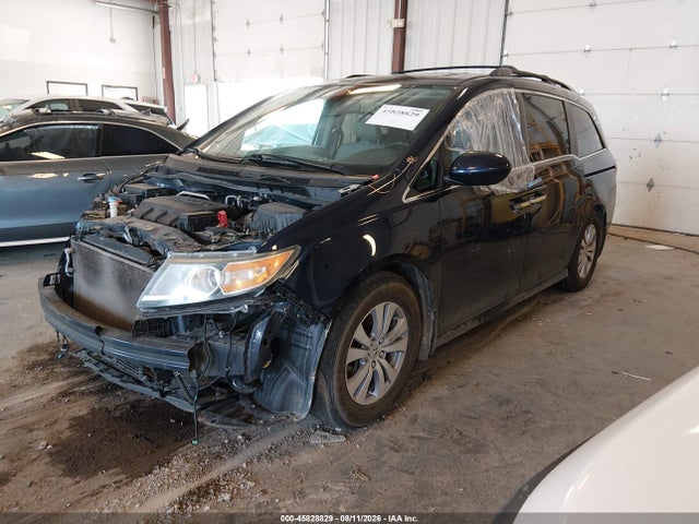 45828829 :رقم المزاد ، 5FNRL5H62GB100634 vin ، 2016 Honda Odyssey Ex-l مزاد بيع
