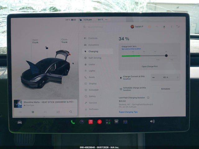 Продаж на аукціоні авто 2025 Tesla Model 3 Long Range Rear-wheel Drive/standard Rear-wheel Drive, vin: 5YJ3E1EA6SF917079, номер лоту: 45828840