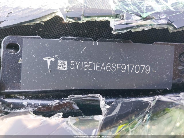 Продаж на аукціоні авто 2025 Tesla Model 3 Long Range Rear-wheel Drive/standard Rear-wheel Drive, vin: 5YJ3E1EA6SF917079, номер лоту: 45828840